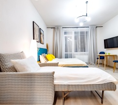 Апартаменты студия в ApartMe на улице Кузнецовская 58 корпус 4