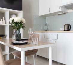 Четырёхместные апартаменты Classic с красивым видом из окна в Квартира в Центре Jet Apartments 2