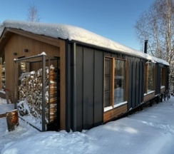 Коттедж Шон с панорамной баней для 7-ми гостей в Rodioncevo Eco Village