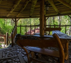 Бунгало с беседкой в Altai star