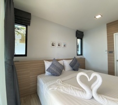 Двухместная вилла двуспальная кровать в Chez Nous Boutique Resort