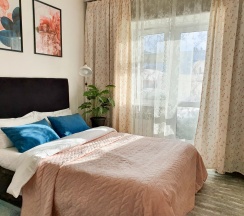Апартаменты улучшенные с 1 двуспальной кроватью в Мириады