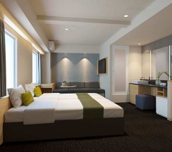 Двухместный номер Standard 2 отдельные кровати в Natural Hot Springs Spa Hotel Hananoi Osaka