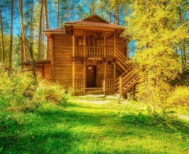 Номер на втором этаже коттеджа. в Altai star