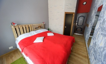 Люкс с красивым видом из окна в HostelCity 57