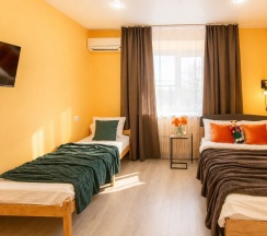 Трёхместная студия в Апартаменты Room-Room Кировский 2