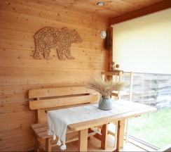 Barnhouse 4 | Баня и банный чан на территории в Берёзовая роща