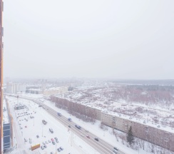 Студия с балконом в Небесный сад