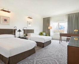 Двухместный номер с красивым видом из окна 2 отдельные кровати в Hyatt Regency Baku