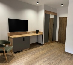 Номер Comfort с балконом и с красивым видом из окна в Charlet Monte