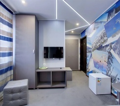 № 2 ПОЗИТИВ, № 8 СТОП КАДР, № 9 КОРРИДА.  Двухместный улучшенный номер с 2 односпальными кроватями в Smile