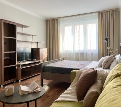 "Pistachio Flat" Однокомнатная квартира (Метро Ленинский проспект/Автово, 10 минут на транспорте) в Rauktis apartments