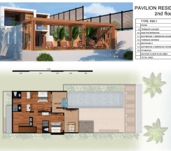 Номер Standard с 3 комнатами рядом с пляжем в Pavilion Samui Pool Residence