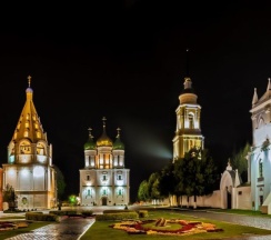 Успенский в Кремле вид на Соборную в Дом Куприна в Кремле