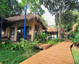 Одноместное бунгало с видом на сад в LaLaanta Hideaway Resort