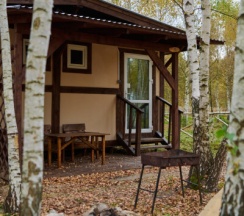 Номер в квадродоме с электрокамином в Алино