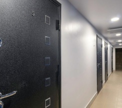 Апартаменты студия с 1 двуспальной кроватью (с видом на море) в Prim Rooms Apartments (Прим Румс Апартменс)