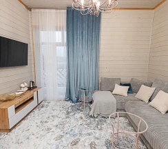 Люкс с 2 комнатами с балконом и с видом на горы в Форельное