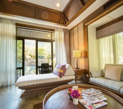 Люкс с видом на бассейн в Sibsan Resort & Spa Maeteang