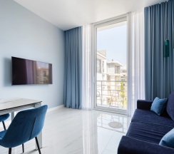 Апартаменты Premium с 2 комнатами с видом на море в Комплекс апартаментов "Apartments Premium" (второй корпус)