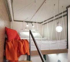 Апартаменты студия двухъярусные двухместные в Restop loft apart