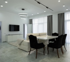 Апартаменты Делюкс с террасой и видом на море в Sphera apartments by Stellar