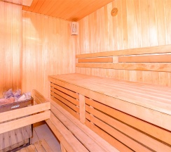 Номер с сауной в цоколе в Avangard Hotel