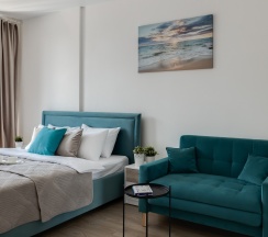 Moon River - премиум-апартаменты с отдельной спальней около м.Сокол (6 этаж, до 5 гостей) в Smart Lofts Moscow