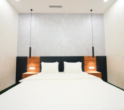 Апартаменты Deluxe с 2 комнатами с балконом и с красивым видом из окна в Отель Avant Hotel Tashkent Pool&Spa