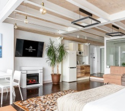 Комната семейная с двуспальной кроватью (Вид на море) Sea View Family suite by Vvo в Sea view apartments