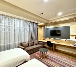 Двухместный номер Deluxe 2 отдельные кровати в Dami