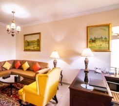 Семейные апартаменты с 2 комнатами with skyline view в Отель Mercure Hotel Apartments Dubai Barsha Heights