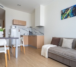 Двухкомнатные апартаменты с одной спальней (6-12 этаж) в Real Apartments Sochi