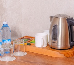 Люкс с одной большой или двумя односпальными кроватями в Энергетик