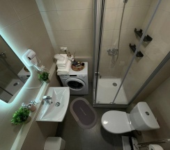 Номер Standard с красивым видом из окна в Квартира Apartslounge ЖК Самолет
