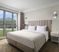 Двухместная студия двуспальная кровать в Плаза СПА