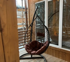 Просторная дача  с 2мя раздельными спальнями с панорамными окнами и японским банным чаном "фурако" в Дача на горе-море