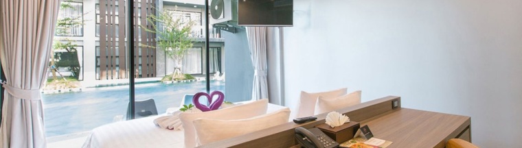 Двухместный номер Grand Deluxe Pool Access 2 отдельные кровати в Maya Phuket Airport Hotel