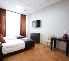 Комфорт с 2 раздельными или 1 двуспальной кроватью в Автодвор