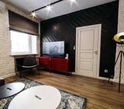 Апартаменты Deluxe с 2 комнатами с видом на город в City apartments-deluxe room