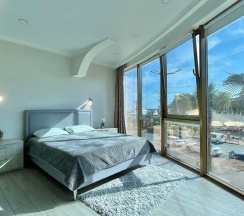 1-комнатные апартаменты студия Сочи, ул. Несебрская 14 в Deluxe apartments