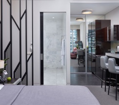Studio Comfort Apartment с двуспальной кроватью в Diamond Apartments