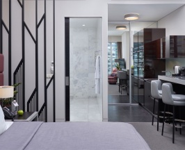 Studio Comfort Apartment с двуспальной кроватью в Diamond Apartments