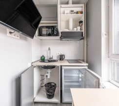 1-комнатные апартаменты студия 5.3 в Apartments Private (Апартментс Прайвит) на улице Цимлянская