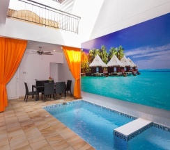 Вилла с 3 комнатами с балконом в Tropicana Pool Villa