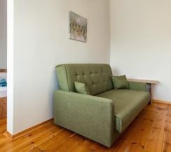 Полулюкс Мансарда с балконом и с красивым видом из окна в Сандзен