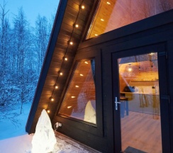 Двухместный коттедж Classic двуспальная кровать в Aframe-Village