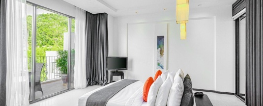 Люкс с балконом и с красивым видом из окна в The Chill Resort & Spa Koh Chang