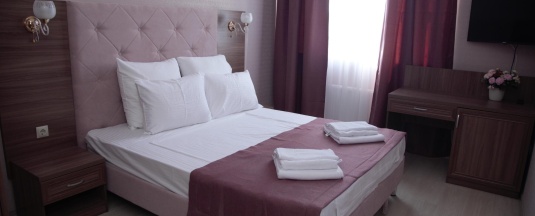 Номер стандарт с 1 двуспальной кроватью №13 в Gold hotel