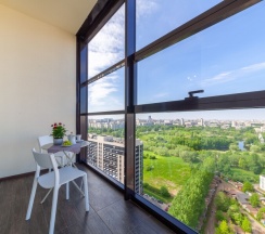 Семейный видовой номер люкс в Pulkovo Apart